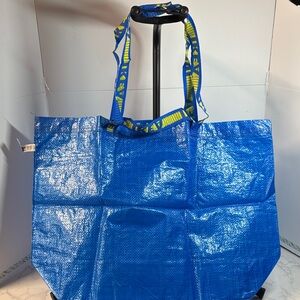 IKEA Frakta Large Blue Tote Bag, NWT